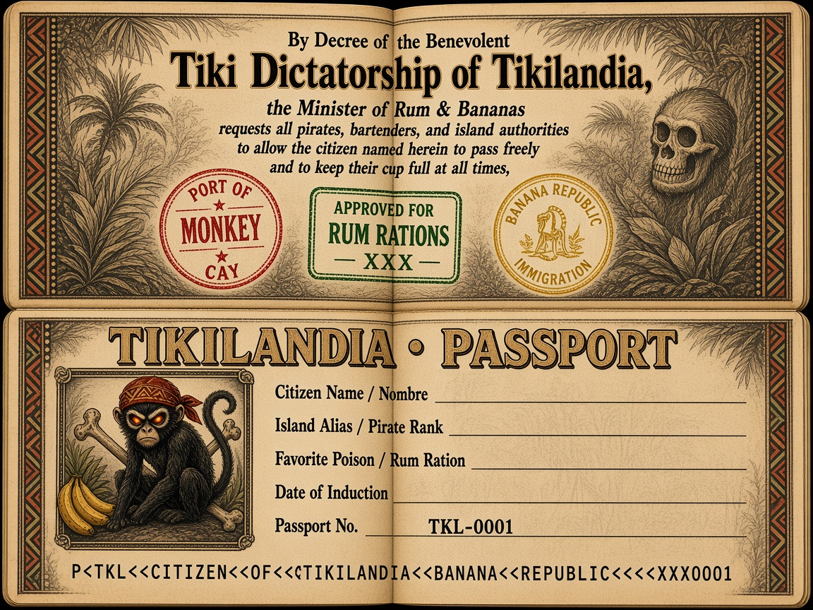 Lord Admiral Notorious R.U.M. Visa Stamp